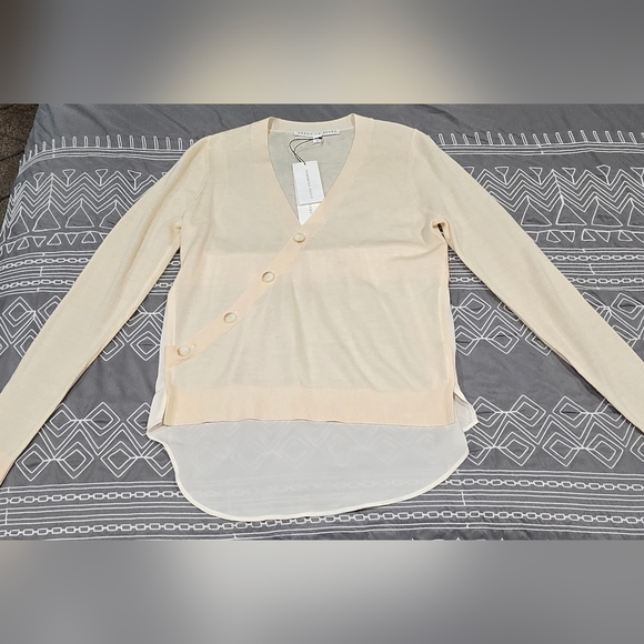 Veronica Beard Sweaters - Veronica Beard Gemma Sweater In Ivory Size XS
